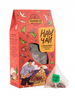  Наш Чай. Гречишный чай с крымской розой, 20 пирамидок