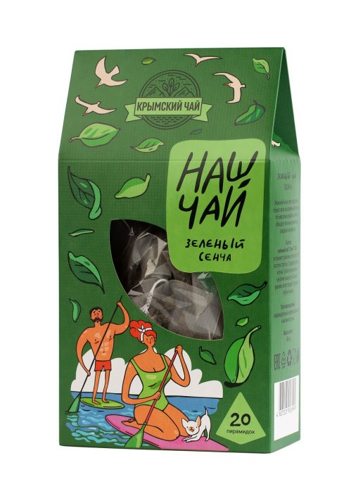 Наш Чай Зелёный чай Сенча, 20 н/п, 50 гр