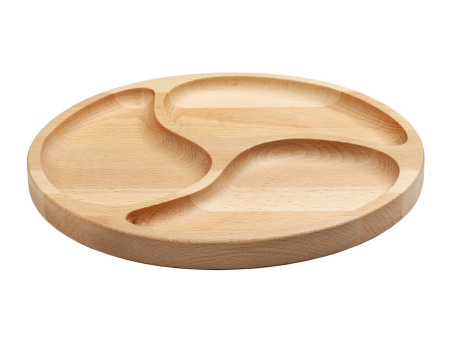 Менажница из бука круглая Ф2