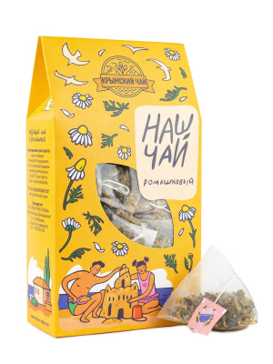 Ромашковый чай в пирамидках