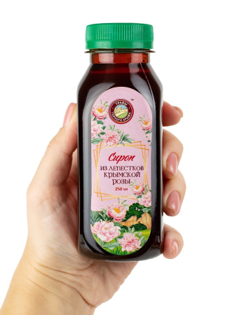 Сироп из лепестков крымской розы