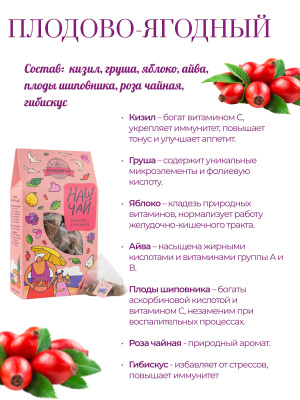 Наш Чай Плодово-ягодный  в пирамидках
