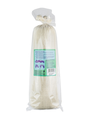 Валик с лавандой и можжевельником для осанки холщовый