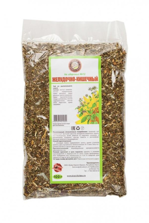 Желудочно-кишечный сбор, целлофан, 100 гр