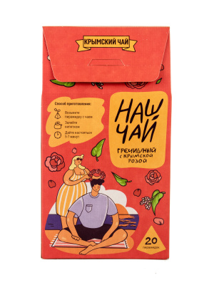  Наш Чай. Гречишный чай с крымской розой, 20 пирамидок