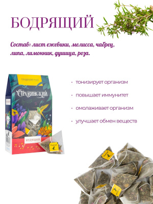 Бодрящий в пирамидках