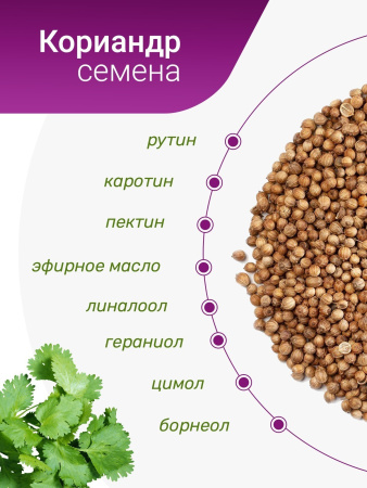 Кориандра семена