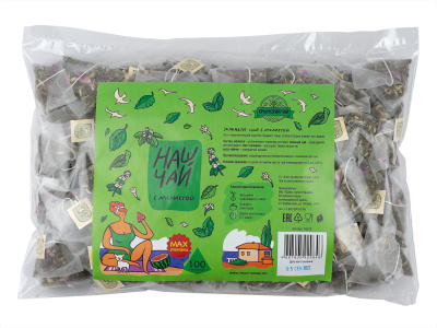 Наш Чай с мелиссой 100 пирамидок