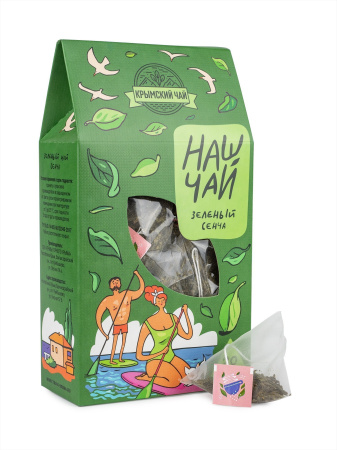 Наш Чай Зелёный чай Сенча, 20 н/п, 50 гр