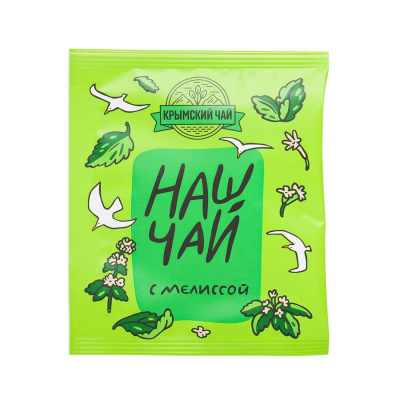 Чай с мелиссой, пирамидка