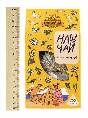 Ромашковый чай в пирамидках