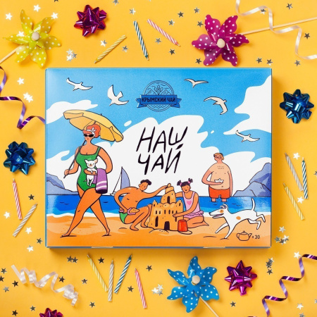 Подарочный набор "Наш Чай", 30 саше для чайника