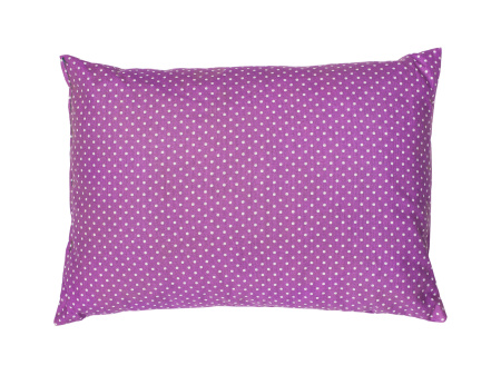 Набор валик и подушка сиреневый