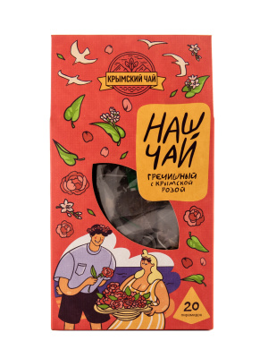  Наш Чай. Гречишный чай с крымской розой, 20 пирамидок