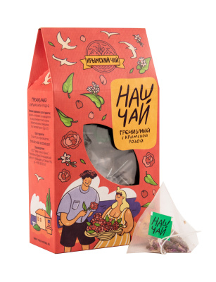  Наш Чай. Гречишный чай с крымской розой, 20 пирамидок