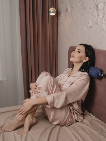 Лавандовый валик фирменный принт