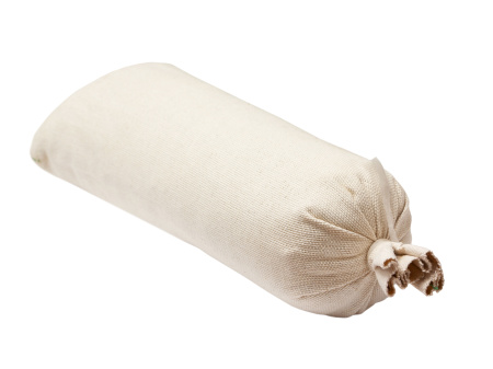 Валик с лавандой и можжевельником для осанки холщовый