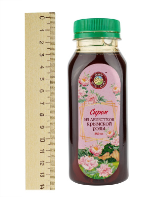 Сироп из лепестков крымской розы
