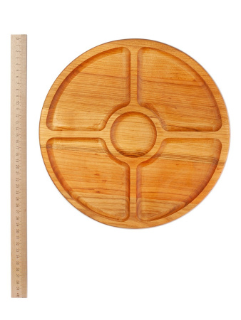 Менажница из бука круглая