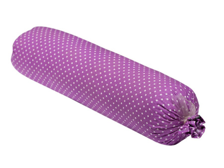 Набор валик и подушка сиреневый