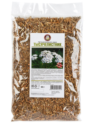 Тысячелистник, целлофан, 80 гр.