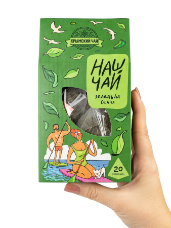 Наш Чай Зелёный чай Сенча, 20 н/п, 50 гр
