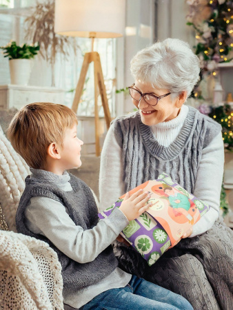 Подушка с травами для лучшей в мире бабушки