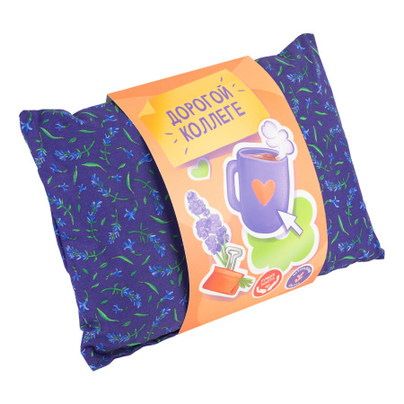 Подушка "Дорогой коллеге" (фирменный принт)