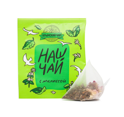 Чай с мелиссой, пирамидка