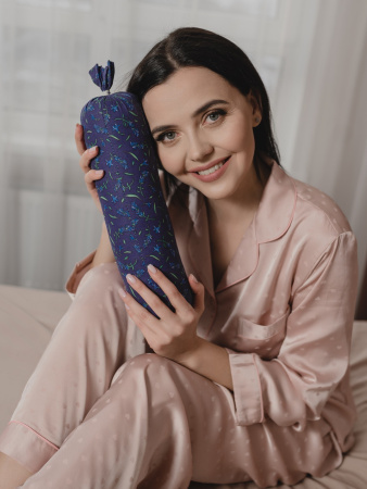 Лавандовый валик фирменный принт