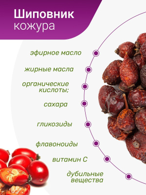 Шиповник кожура в пирамидках