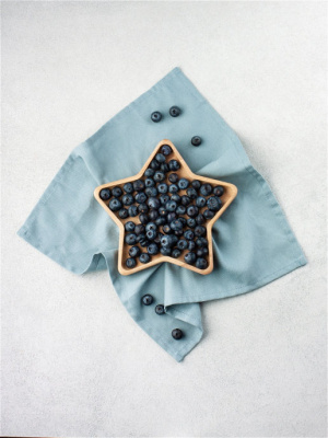 Тарелка из бука "Звезда"