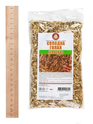 Солодка корень, целлофан, 90 гр.