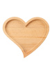 Тарелка из бука "Сердце"