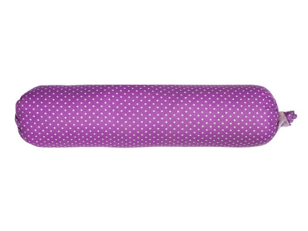 Набор валик и подушка сиреневый