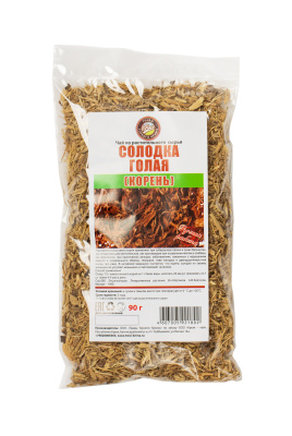 Солодка корень, целлофан, 90 гр.