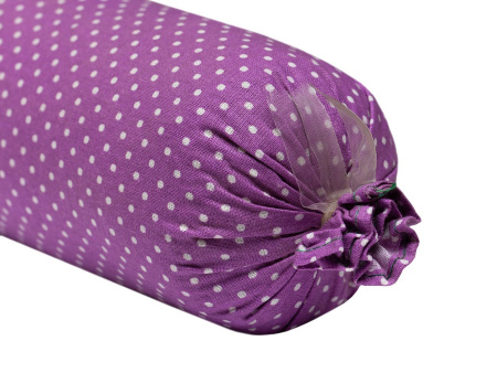 Набор валик и подушка сиреневый