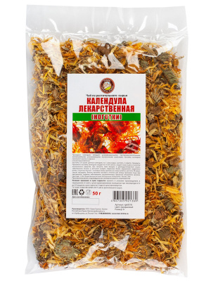 Календула (цвет), 50 гр, целлофан